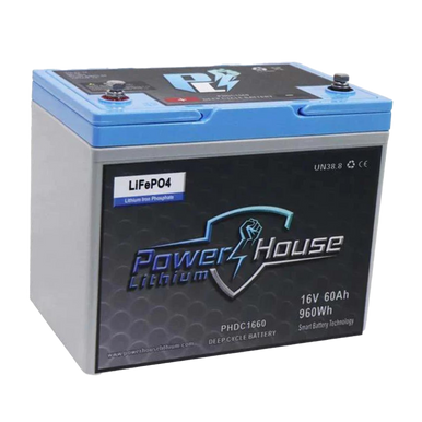 PowerHouse Lithium Battery - 16v 60Ah - Premium Lithium Battery from PowerHouse Lithium - Just $599.99! Shop now at Brushy Creek Marine
