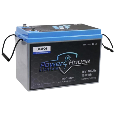 PowerHouse Lithium Battery - 16v 100Ah - Premium Lithium Battery from PowerHouse Lithium - Just $899.99! Shop now at Brushy Creek Marine