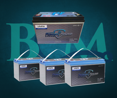 PowerHouse Lithium Battery Bundle - 1x 105Ah Cranking, 3x 100Ah Deep Cycle - Premium Lithium Battery from PowerHouse Lithium - Just $3399.95! Shop now at Brushy Creek Marine