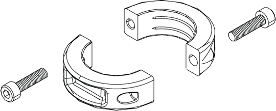 Lowrance Ghost Lower Bearing Clamp Kit - Premium  from Brushy Creek Marine - Just $23.99! Shop now at Brushy Creek Marine