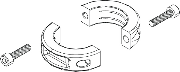 Lowrance Ghost Lower Bearing Clamp Kit - Premium  from Brushy Creek Marine - Just $23.99! Shop now at Brushy Creek Marine