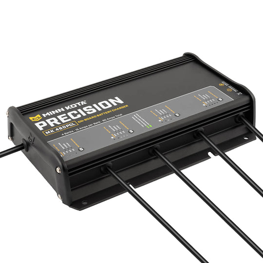 Minn Kota On-Board Precision Charger MK-460 PCL 4 Bank x 15 AMP LI Optimized Charger [1834604] - Premium Battery Chargers from Minn Kota - Just $599.99! Shop now at Brushy Creek Marine