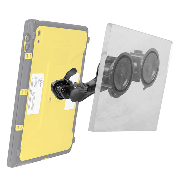 RAM Mount Twist-Lock Dual Suction Mount w/Quick Release Adapter [RAM-B-189-326U] - Premium Suction Cup Mounts from RAM Mounting Systems - Just $74.99! Shop now at Brushy Creek Marine