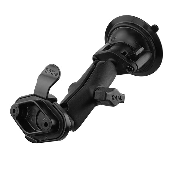 RAM Mount Twist-Lock Suction Cup Mount w/EZY-Mount Quick Release Adapter [RAM-B-166-326U] - Premium Suction Cup Mounts from RAM Mounting Systems - Just $51.99! Shop now at Brushy Creek Marine