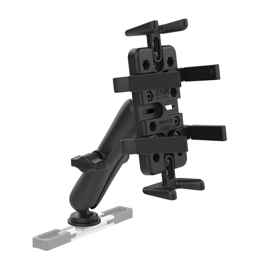 RAM Mount Finger-Grip Holder w/Track Ball Base - Long [RAM-HOL-UN4-C-354-TRA1U] - Premium GPS Mounts from RAM Mounting Systems - Just $79.99! Shop now at Brushy Creek Marine