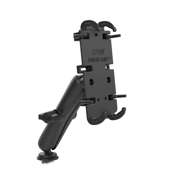 RAM Mount Quick-Grip XL Phone Mount w/Track Ball Base - Long [RAM-HOL-PD4-C-354-TRA1U] - Premium Cell Phone Mounts from RAM Mounting Systems - Just $69.99! Shop now at Brushy Creek Marine