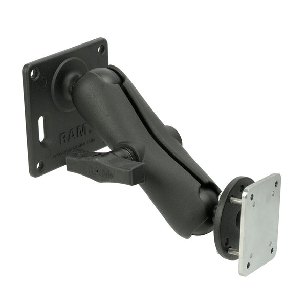 RAM Mount Universal Backing Plate Mount w/75x75mm VESA Plate [RAM-101-2461-225B2U] - Premium Surface Mount from RAM Mounting Systems - Just $72.99! Shop now at Brushy Creek Marine