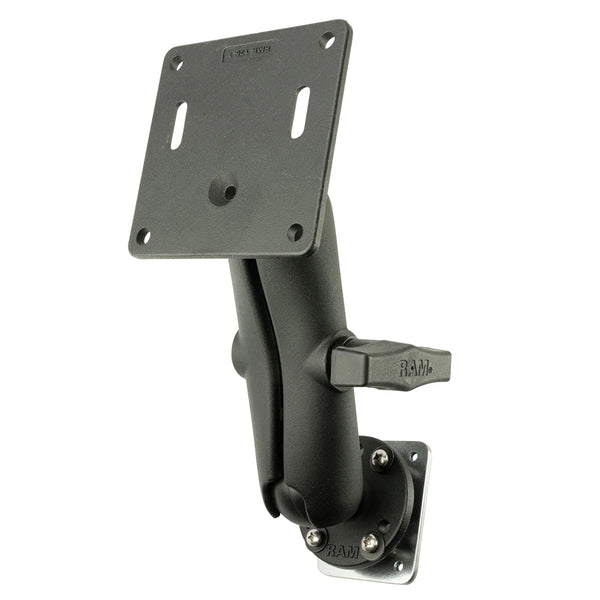 RAM Mount Universal Backing Plate Mount w/75x75mm VESA Plate [RAM-101-2461-225B2U] - Premium Surface Mount from RAM Mounting Systems - Just $72.99! Shop now at Brushy Creek Marine