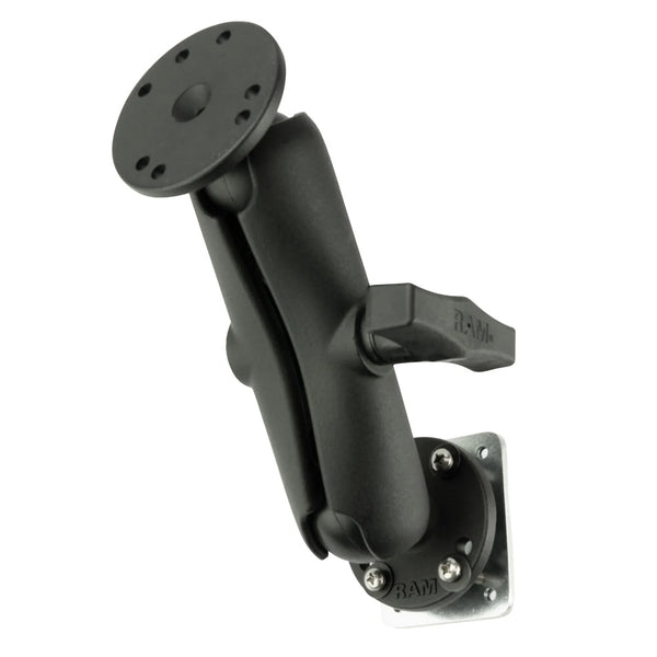 RAM Mount Drill-Down Dashboard Mount w/Backing Plate - C Size Medium [RAM-101-225B2U] - Premium Surface Mount from RAM Mounting Systems - Just $67.49! Shop now at Brushy Creek Marine