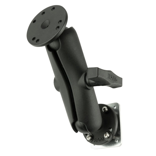 RAM Mount Drill-Down Dashboard Mount w/Backing Plate - C Size Medium [RAM-101-225B2U] - Premium Surface Mount from RAM Mounting Systems - Just $65.99! Shop now at Brushy Creek Marine