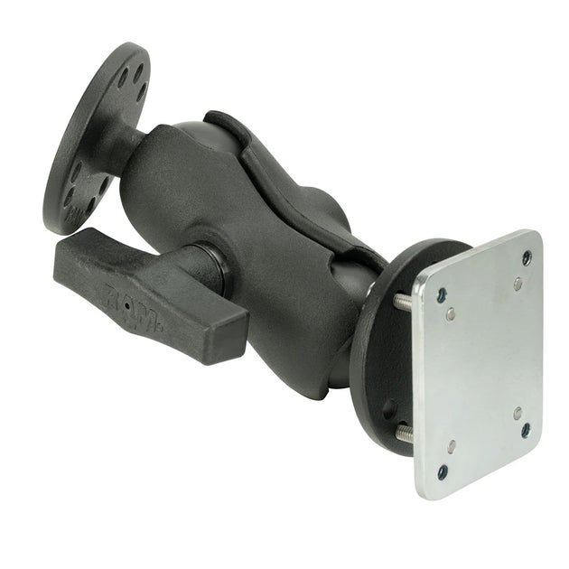 RAM Mount Drill-Down Dashboard Mount w/Backing Plate - C Size Short [RAM-101-B-225B2U] - Premium Surface Mount from RAM Mounting Systems - Just $63.99! Shop now at Brushy Creek Marine