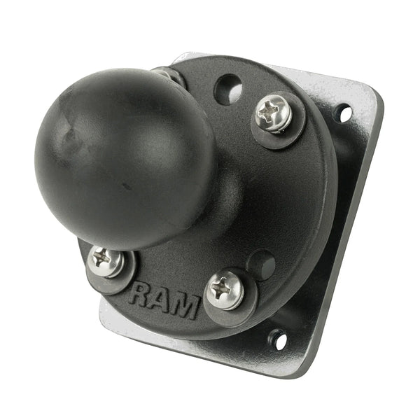 RAM Mount Drill-Down Dashboard Ball Base w/Backing Plate - C Size [RAM-202-225-2U] - Premium C Size from RAM Mounting Systems - Just $26.49! Shop now at Brushy Creek Marine
