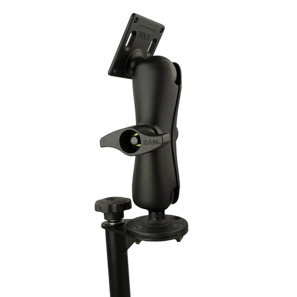 RAM Mount 12" Upper Flange Pole w/D Size 75x75mm VESA Mount [RAM-VP-TTMF12-D-101-2461U] - Premium Vehicle Mounts from RAM Mounting Systems - Just $196.49! Shop now at Brushy Creek Marine