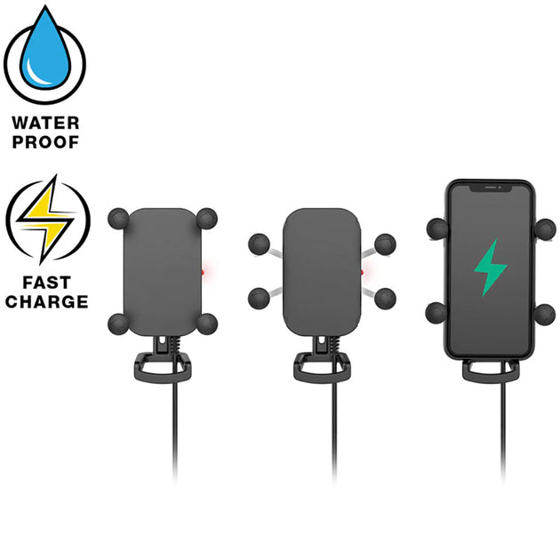 RAM Mount Tough-Charge 15W Waterproof Wireless Charging Holder w/Charger [RAM-HOL-UN12WB-V7M-1] - Premium Cell Phone Mounts from RAM Mounting Systems - Just $205.49! Shop now at Brushy Creek Marine