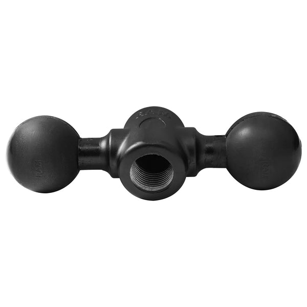 RAM Mount RAM Double Ball Adapter w/1/2" NPT Threaded Hole [RAM-217-3U] - Premium C Size from RAM Mounting Systems - Just $35.49! Shop now at Brushy Creek Marine
