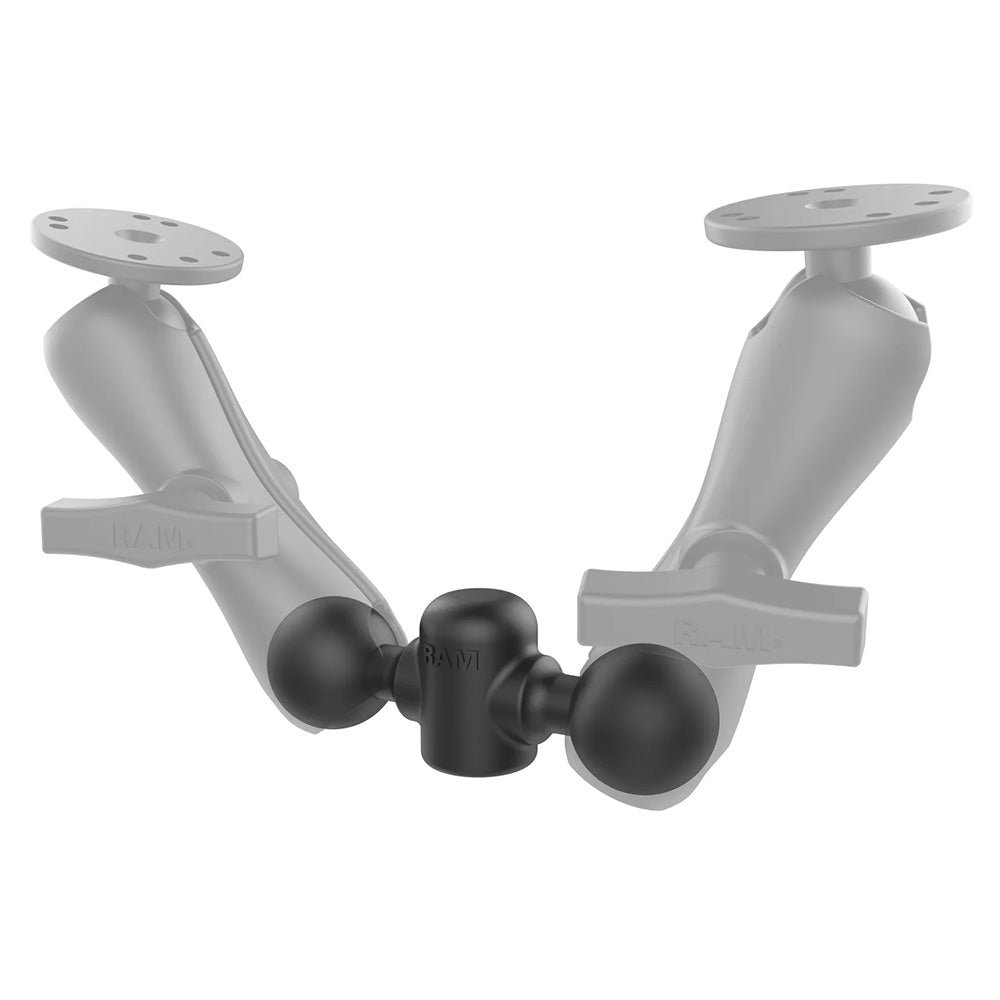 RAM Mount RAM Double Ball Adapter w/1/2" NPT Threaded Hole [RAM-217-3U] - Premium C Size from RAM Mounting Systems - Just $34.99! Shop now at Brushy Creek Marine