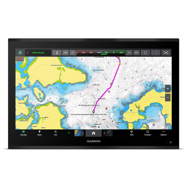 Garmin GPSMAP 9027 27" Premium Chartplotter w/Worldwide Basemap [010-02676-00] - Premium GPS - Chartplotters from Garmin - Just $17099.99! Shop now at Brushy Creek Marine