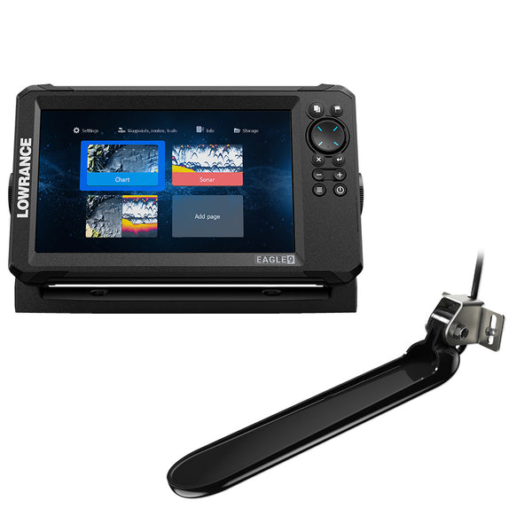 Lowrance Eagle 9 w/TripleShot T/M Transducer  Discover OnBoard Chart [000-16229-001] - Premium GPS - Fishfinder Combos from Lowrance - Just $749.99! Shop now at Brushy Creek Marine
