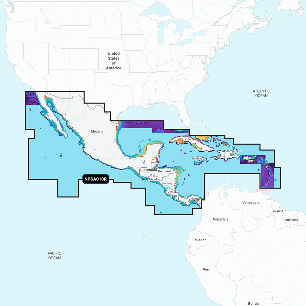 Navionics Platinum+ NPSA010R - Central America  Caribbean [010-C1459-40] - Premium Navionics Platinum Plus Foreign from Navionics - Just $249.99! Shop now at Brushy Creek Marine