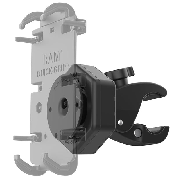 RAM Mount RAM Tough-Claw Small Clamp Base w/Vibe-Safe Adapter [RAP-400-462NPT] - Premium Rail/Handle Bar Mounts from RAM Mounting Systems - Just $66.99! Shop now at Brushy Creek Marine