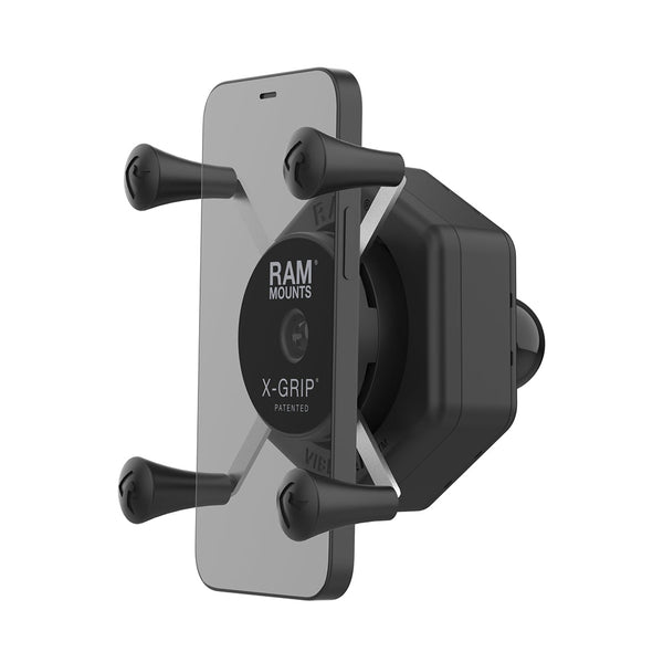 RAM Mount RAM X-Grip Phone Holder w/Ball  Vibe-Safe Adapter [RAM-HOL-UN7B-462] - Premium Cell Phone Mounts from RAM Mounting Systems - Just $72.49! Shop now at Brushy Creek Marine