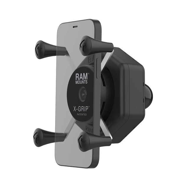 RAM Mount RAM X-Grip Phone Holder w/Ball  Vibe-Safe Adapter [RAM-HOL-UN7B-462] - Premium Cell Phone Mounts from RAM Mounting Systems - Just $70.99! Shop now at Brushy Creek Marine