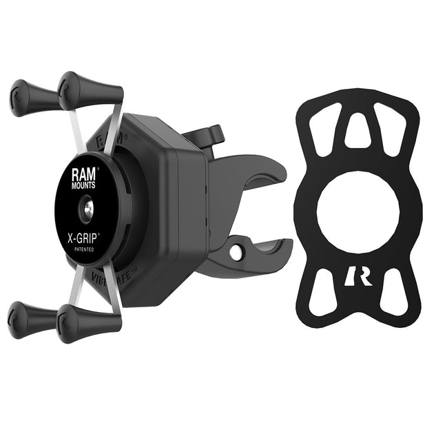 RAM Mount RAM X-Grip Phone Mount w/Vibe-Safe  Small Tough-Claw [RAM-HOL-UN7-462-400] - Premium Cell Phone Mounts from RAM Mounting Systems - Just $90.99! Shop now at Brushy Creek Marine