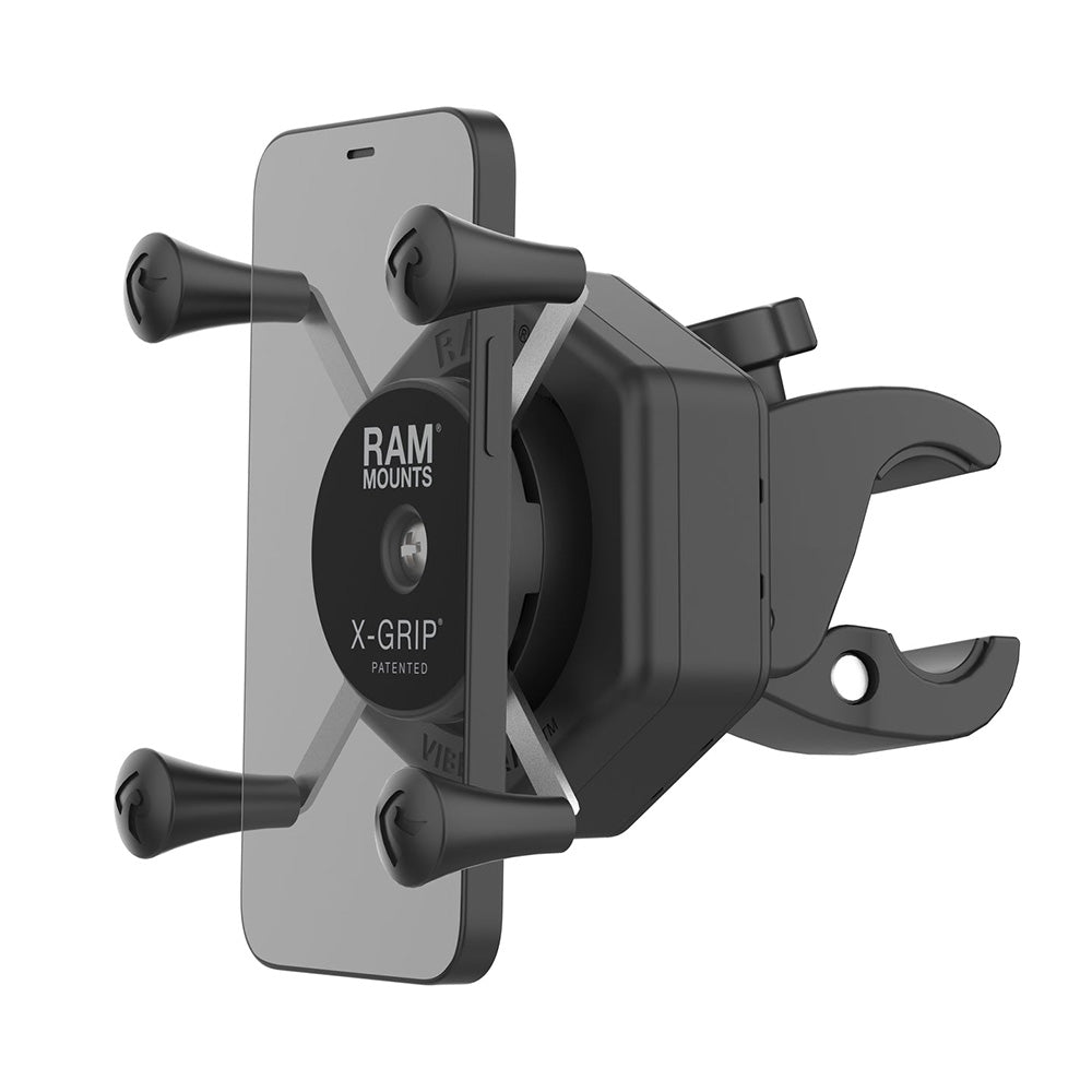 RAM Mount RAM X-Grip Phone Mount w/Vibe-Safe  Small Tough-Claw [RAM-HOL-UN7-462-400] - Premium Cell Phone Mounts from RAM Mounting Systems - Just $90.99! Shop now at Brushy Creek Marine