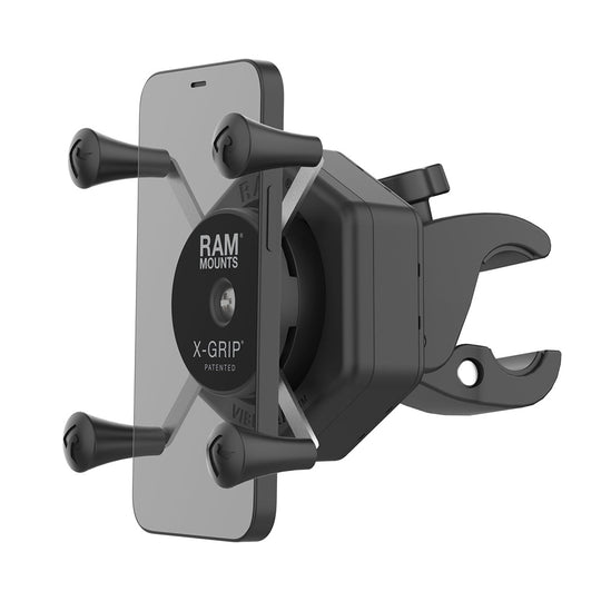 RAM Mount RAM X-Grip Phone Mount w/Vibe-Safe  Small Tough-Claw [RAM-HOL-UN7-462-400] - Premium Cell Phone Mounts from RAM Mounting Systems - Just $90.99! Shop now at Brushy Creek Marine
