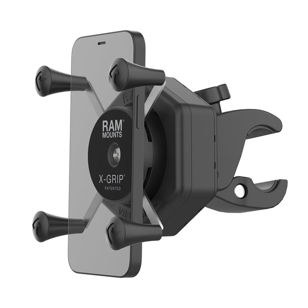 RAM Mount RAM X-Grip Phone Mount w/Vibe-Safe  Small Tough-Claw [RAM-HOL-UN7-462-400] - Premium Cell Phone Mounts from RAM Mounting Systems - Just $90.99! Shop now at Brushy Creek Marine
