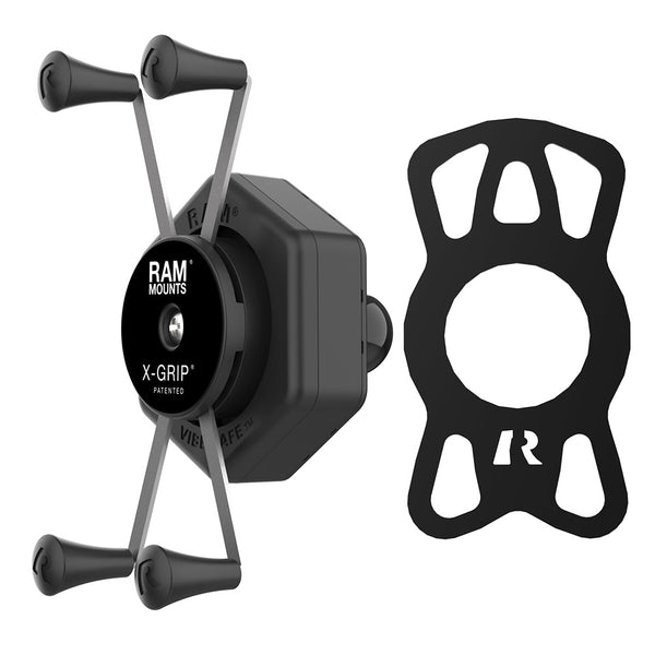 RAM Mount RAM X-Grip Large Phone Holder w/Ball  Vibe-Safe Adapter [RAM-HOL-UN10B-462] - Premium Cell Phone Mounts from RAM Mounting Systems - Just $74.49! Shop now at Brushy Creek Marine