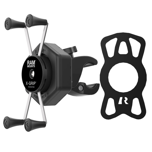 RAM Mount RAM X-Grip Large Phone Mount w/Vibe-Safe  Small Tough-Claw [RAM-HOL-UN10-462-400] - Premium Cell Phone Mounts from RAM Mounting Systems - Just $92.99! Shop now at Brushy Creek Marine