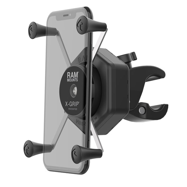 RAM Mount RAM X-Grip Large Phone Mount w/Vibe-Safe  Small Tough-Claw [RAM-HOL-UN10-462-400] - Premium Cell Phone Mounts from RAM Mounting Systems - Just $94.99! Shop now at Brushy Creek Marine