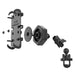 RAM Mount RAM Quick-Grip XL Phone Mount w/Vibe-Safe  U-Bolt Base - Short [RAM-B-149Z-A-PD4-462] - Premium Cell Phone Mounts from RAM Mounting Systems - Just $96.99! Shop now at Brushy Creek Marine