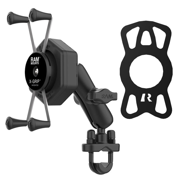RAM Mount RAM X-Grip Large Phone Mount w/Vibe-Safe  U-Bolt Base - Medium [RAM-B-149Z-UN10-462] - Premium Cell Phone Mounts from RAM Mounting Systems - Just $106.49! Shop now at Brushy Creek Marine