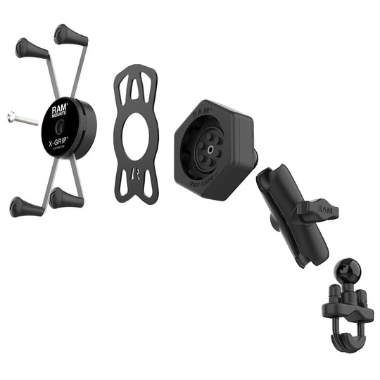 RAM Mount RAM X-Grip Large Phone Mount w/Vibe-Safe  U-Bolt Base - Medium [RAM-B-149Z-UN10-462] - Premium Cell Phone Mounts from RAM Mounting Systems - Just $103.99! Shop now at Brushy Creek Marine