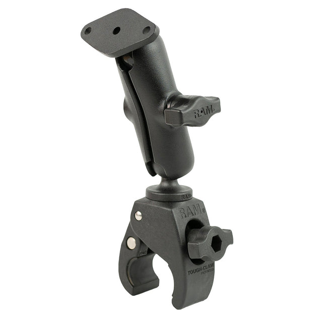 RAM Mount RAM Tough-Claw Small Clamp Mount w/Diamond Plate [RAM-B-400-238U] - Premium Rail/Handle Bar Mounts from RAM Mounting Systems - Just $58.49! Shop now at Brushy Creek Marine