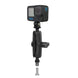 RAM Mount RAM Tough-Ball f/Bronco Hood Tie-Down w/Action Camera Adapter [RAP-B-379-252062-2SLW-A-GOP1U] - Premium Camera Mounts from RAM Mounting Systems - Just $42.49! Shop now at Brushy Creek Marine