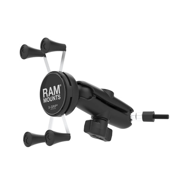 RAM Mount RAM X-Grip Phone Mount w/Grab Handle M6 Bolt Base [RAM-B-186-M6-UN7U] - Premium Cell Phone Mounts from RAM Mounting Systems - Just $62.99! Shop now at Brushy Creek Marine