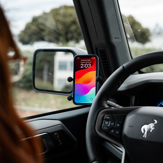RAM Mount RAM X-Grip Phone Mount w/Grab Handle M6 Bolt Base [RAM-B-186-M6-UN7U] - Premium Cell Phone Mounts from RAM Mounting Systems - Just $61.49! Shop now at Brushy Creek Marine