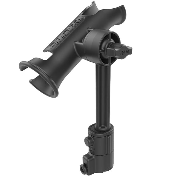 RAM Mount RAM Tube Jr. Holder w/Universal Adapt-A-Post Track Base - 6" Post [RAP-390-AAPUTU] - Premium Fishing Rod Holders from RAM Mounting Systems - Just $37.99! Shop now at Brushy Creek Marine