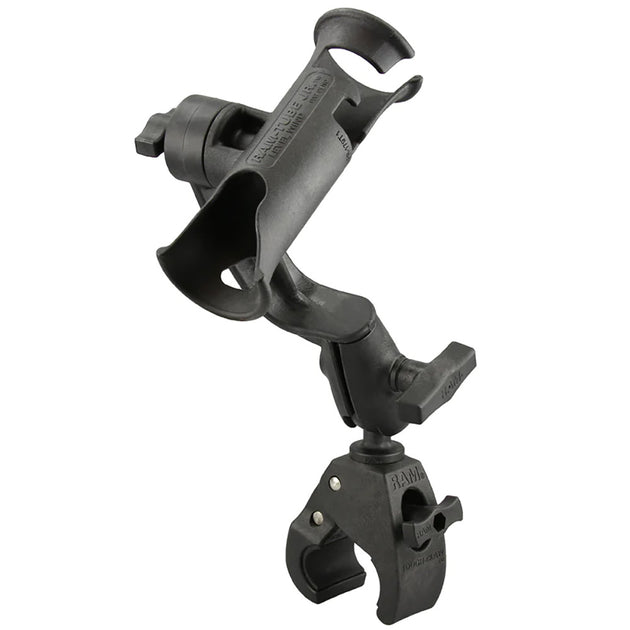 RAM Mount RAM Tube Jr. Rod Holder w/Revolution Arm  RAM Tough-Claw Base [RAP-390-RB-404U] - Premium Fishing Rod Holders from RAM Mounting Systems - Just $61.99! Shop now at Brushy Creek Marine