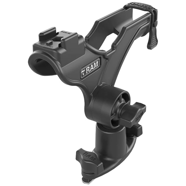 RAM Mount RAM ROD JR Fishing Rod Holder w/Dual T-Bolt Track Base [RAP-434-421] - Premium Fishing Rod Holders from RAM Mounting Systems - Just $35.99! Shop now at Brushy Creek Marine