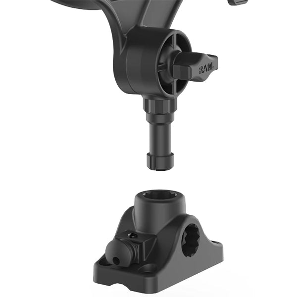 RAM Mount RAM ROD JR Fishing Rod Holder w/Bulkhead/Flat Surface Base [RAP-434-BMP] - Premium Fishing Rod Holders from RAM Mounting Systems - Just $34.99! Shop now at Brushy Creek Marine