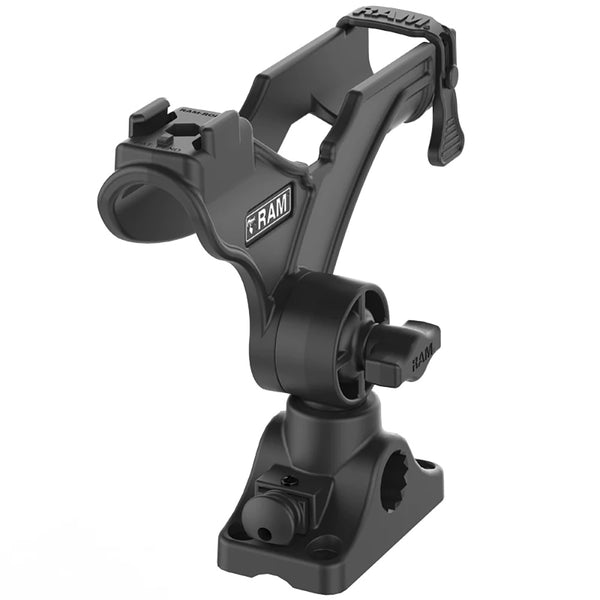 RAM Mount RAM ROD JR Fishing Rod Holder w/Bulkhead/Flat Surface Base [RAP-434-BMP] - Premium Fishing Rod Holders from RAM Mounting Systems - Just $34.99! Shop now at Brushy Creek Marine