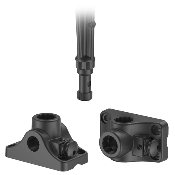 RAM Mount RAM ROD Fishing Rod Holder w/Plunger Bulkhead Base [RAM-114-BMP] - Premium Fishing Rod Holders from RAM Mounting Systems - Just $35.49! Shop now at Brushy Creek Marine