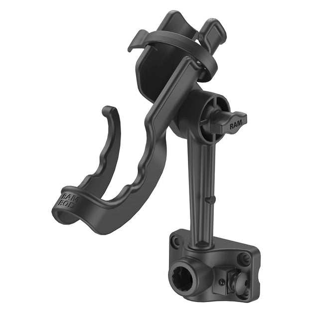 RAM Mount RAM ROD Fishing Rod Holder w/Plunger Bulkhead Base [RAM-114-BMP] - Premium Fishing Rod Holders from RAM Mounting Systems - Just $34.99! Shop now at Brushy Creek Marine