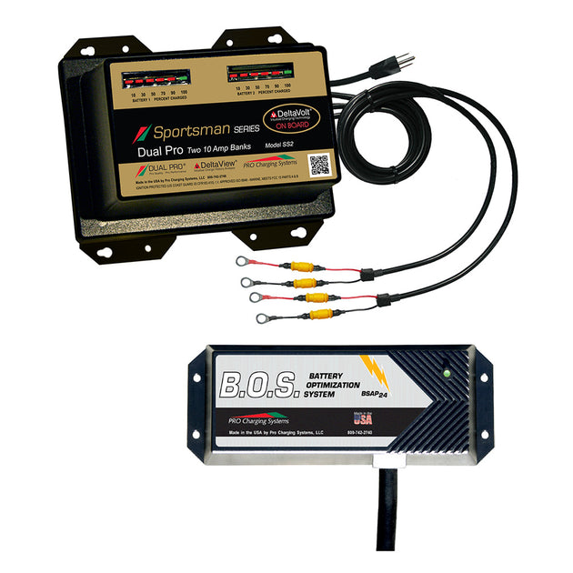 Dual Pro SS2 2 Bank Battery Charger w/2 Bank B.O.S. [SS2/BOS12V2] - Premium Battery Chargers from Dual Pro - Just $756.98! Shop now at Brushy Creek Marine