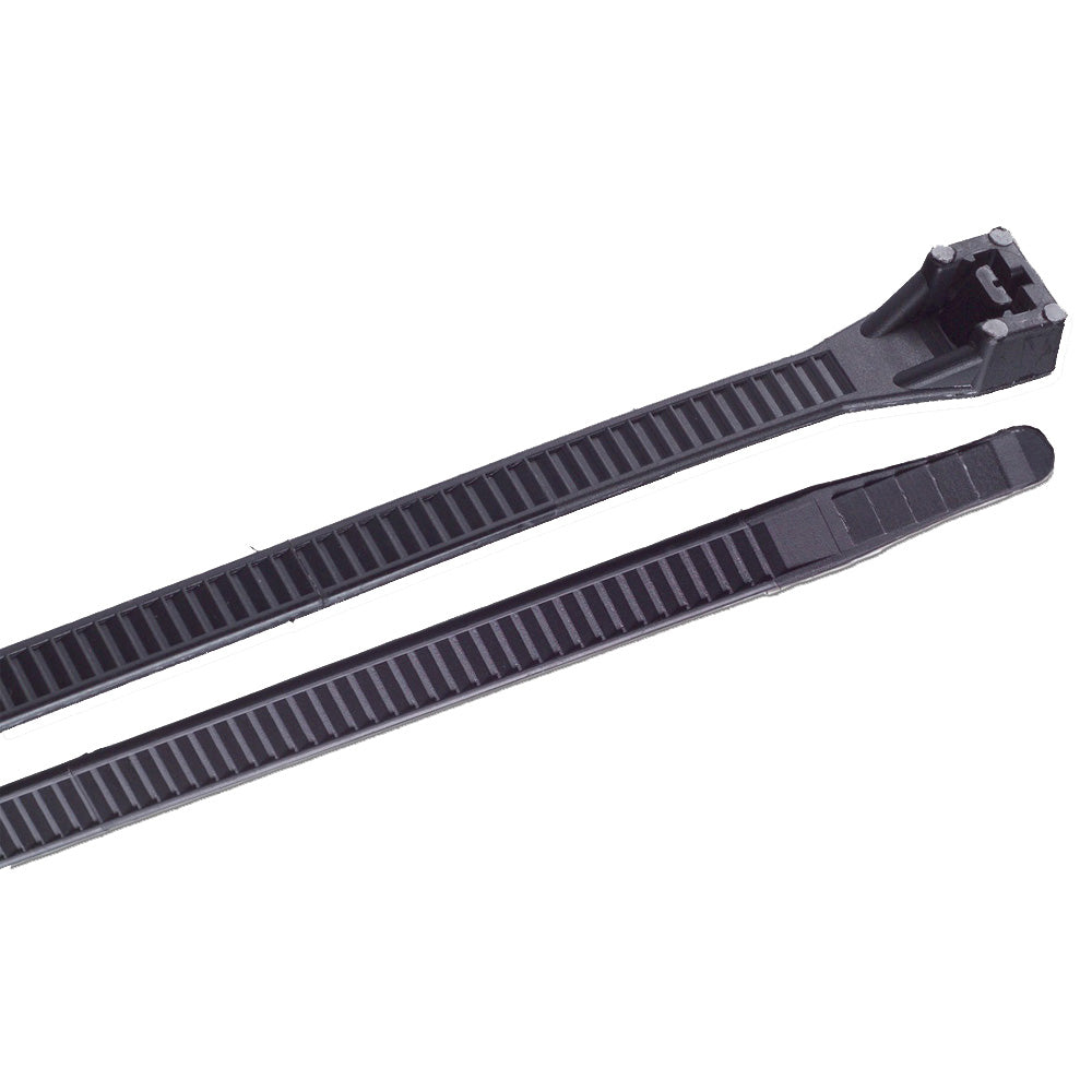 Ancor 8" UV Black Heavy Duty Cable Zip Ties - 100 Pack [199207] - Premium Wire Management from Ancor - Just $7.99! Shop now at Brushy Creek Marine