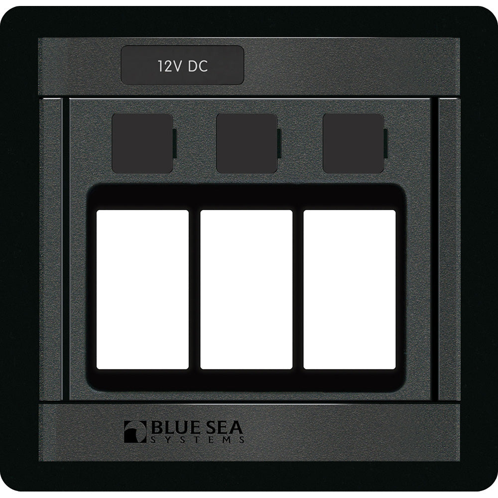 Blue Sea 1520 Remote Control Switch - 360 Panel - 3 Blank [1520] - Premium Accessories from Blue Sea Systems - Just $136.99! Shop now at Brushy Creek Marine